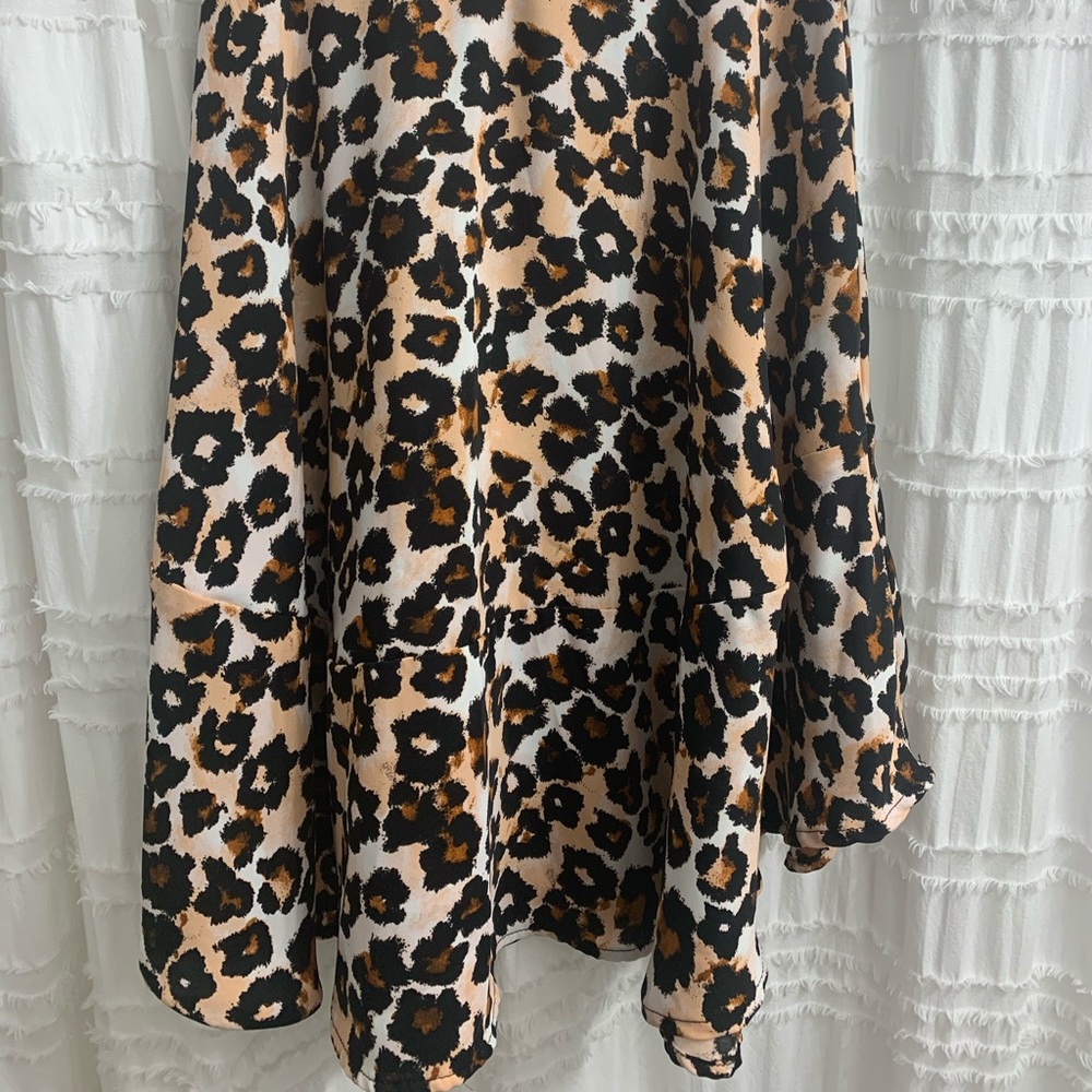 H&M Leopard Print Skirt